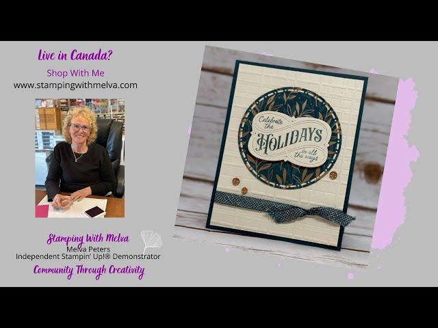 Live with Stamping with Melva - Christmas Labels