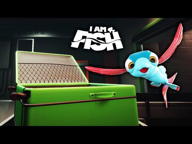 Ну ЧУМУДАН, ПОГОДИ! РЫБА САМОЛЁТ на СВОБОДЕ Приключения рыбки в игре I Am Fish / Я Рыба