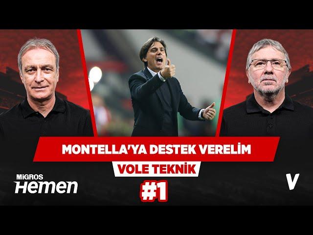 Montella'ya karşı eleştiriler ölçülü olmalı | Önder Özen, Metin Tekin | VOLE Teknik #1