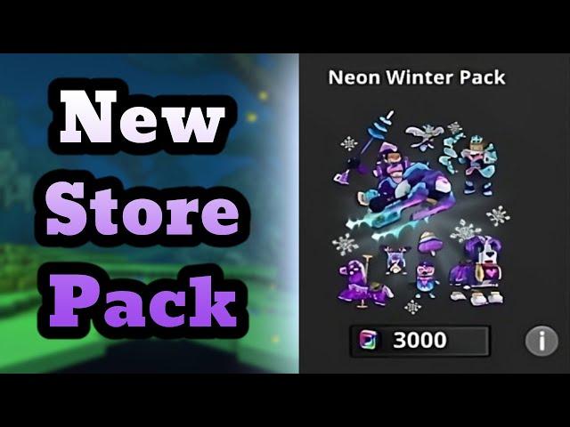 New Snowfest Neon Winter Store Pack In Trove