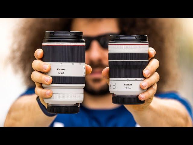 CANON RF 70-200 f4 REVIEW vs CANON RF 70-200 f2.8