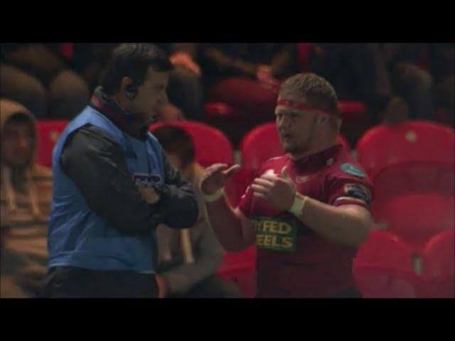 Young Scarlets prop Samson Lee talked up on Scrum V