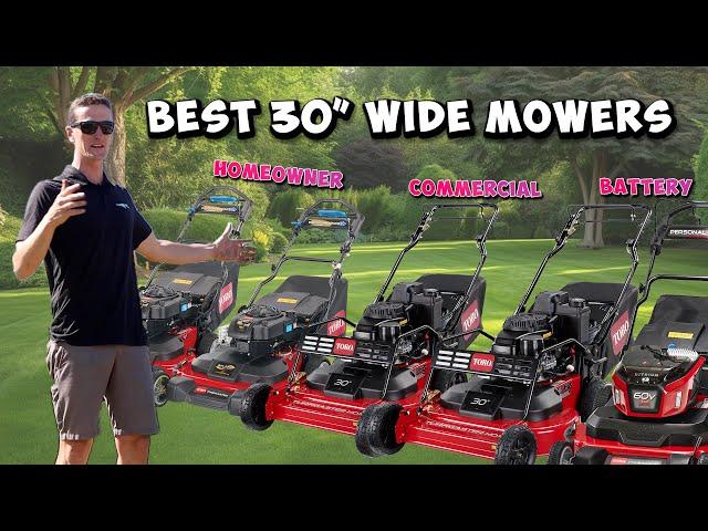 Reviewing ALL 30" Walk Behind Push Mower by TORO