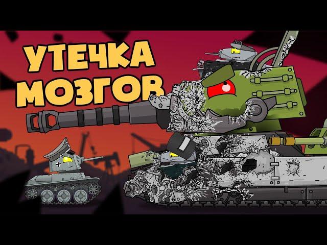 Brain leak. Cartoons about tanks