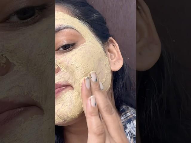 clean & Bright skincare at Home|Multani mitti Face Pack for all skin types #shortsvideo#skincaretip