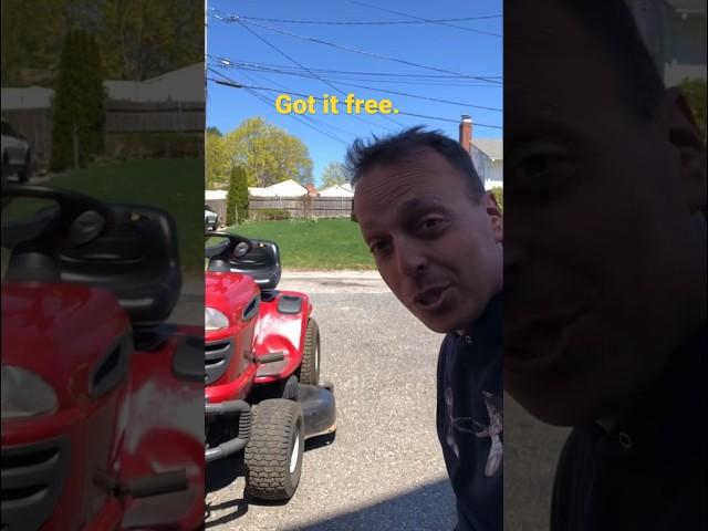 Free mower. Won’t start. Cover the air intake! Briggs engine, Craftsman mower #smallengine