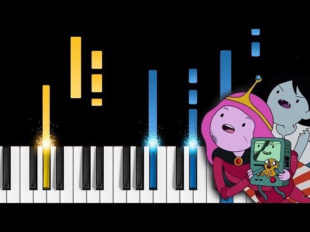 "Time Adventure" - Adventure Time (Finale) - EASY Piano Tutorial