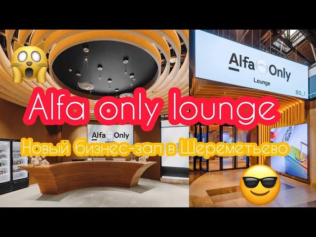 Обзор бизнес-зала Alfa only lounge в аэропорте Шереметьево