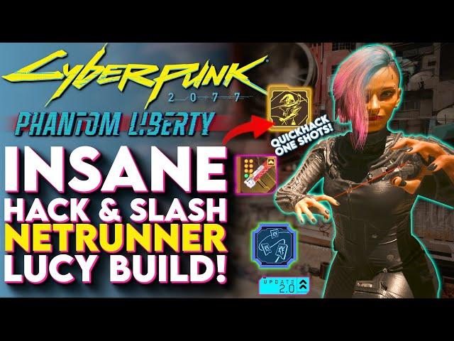 HACK And SLASH With This Lucy Build In Cyberpunk 2077 2.0! - Quickhack Monowire Build