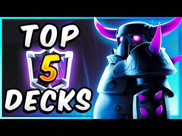 TOP 5 DECKS from the BEST PLAYERS IN THE WORLD!  — Clash Royale (August 2024)