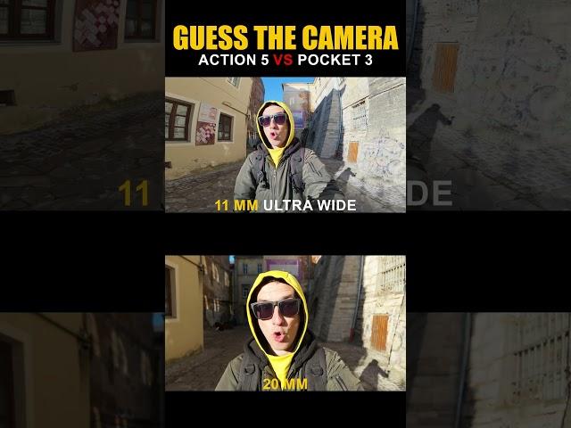 DJI Action 5 PRO VS Pocket 3 FOV