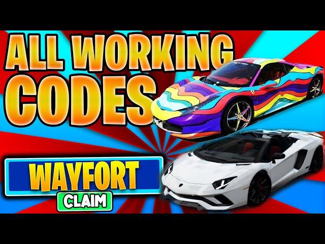 (NOVEMBER 2020) ALL *NEW* SECRET OP CODES! Wayfort Roblox