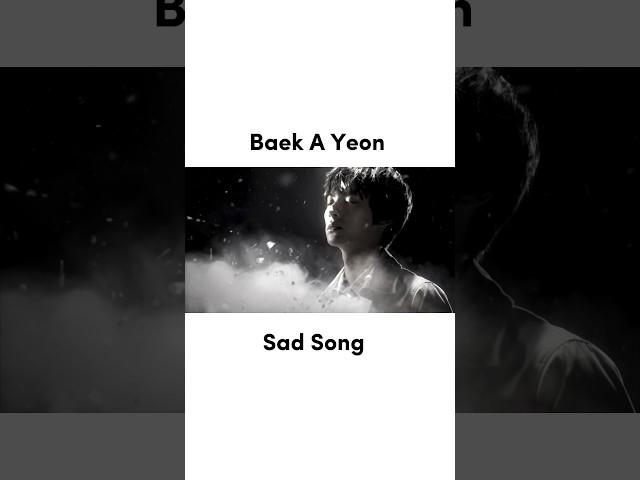 Ahn Jaehyun appeared on the MV “Baek A Yeon - Sad Song” | #2012 #throwback