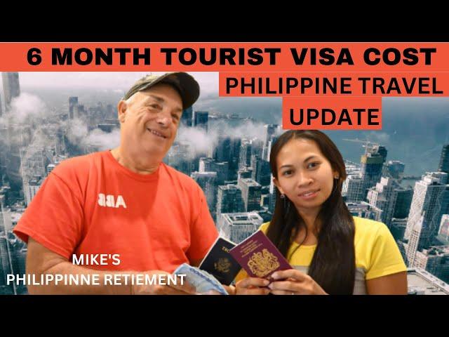 6 MONTH TOURIST VISA EXTENSION COST IN THE PHILIPPINES