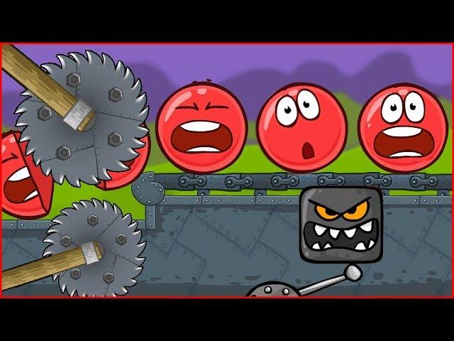 ОГО КАКАЯ ЛОВУШКА ! Новый Красный Шарик - Игра про Red Ball 4. Видео   прикол !