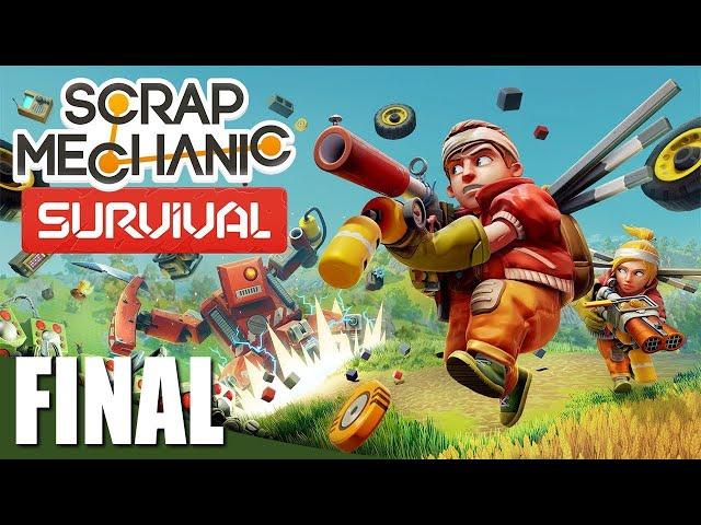 LA CIUDAD, EL ROBOT SUBMARINO Y FINAL - SCRAP MECHANIC SURVIVAL #FINAL | Gameplay Español