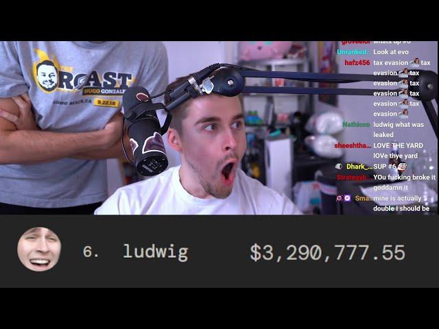 Ludwig (#6) confirms the leak's numbers are accurate - TWITCH LEAK