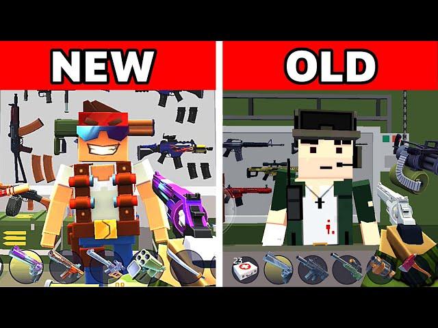 NEW vs OLD in Pixel Combat: Zombie Strike