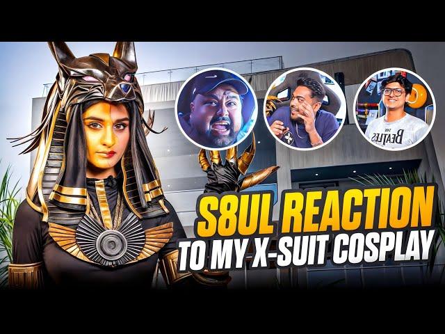 S8UL reaction to my first ever X-suit cosplay 