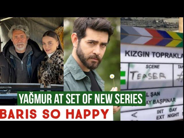 Yagmur Yuksel First day at Set of New Series !Baris baktas So Happy