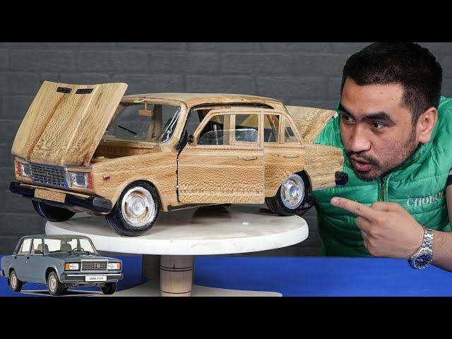 Lada ВАЗ 2107 Out of Wood - Wood Carving