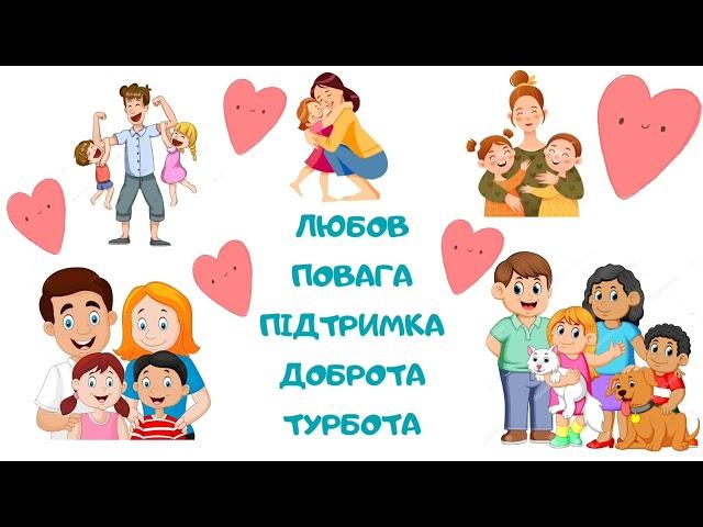 Дітям про сім'ю та родину.