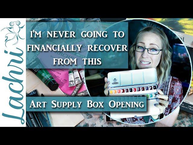 What would a professional artist order? ART SUPPLY UNBOXING!