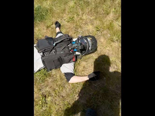 I think he’s tired lol #fyp #enduro #offroad #husqvarna #2stroke #pokerrun