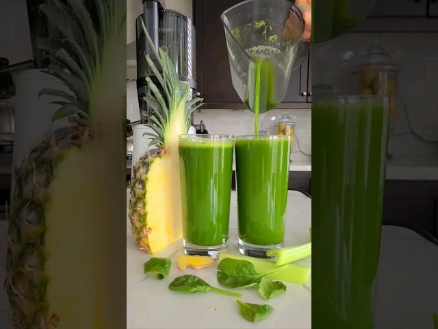 Easy Green Juice Recipe #juicing #healing #juicerecipe