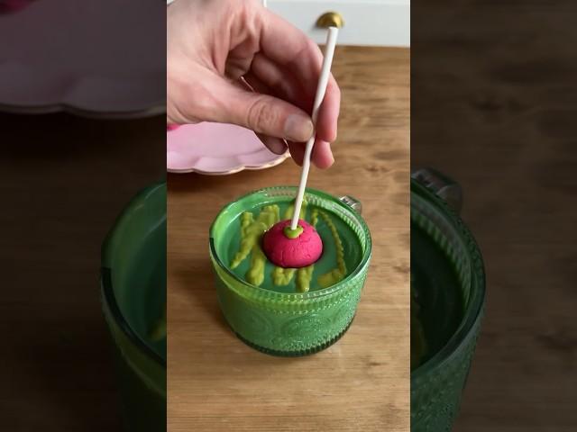 Making Watermelon Cake Pops! #dessert