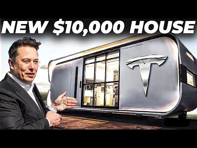 Tesla's NEW $10,000 Home For SUSTAINABLE Living!