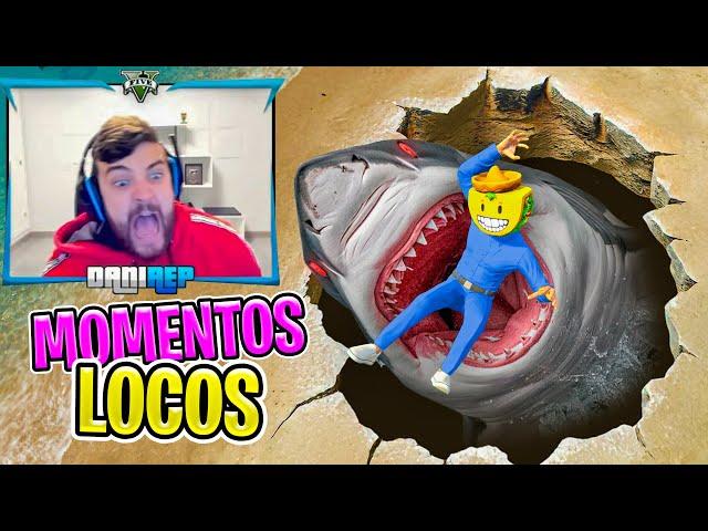 Los MOMENTOS MAS LOCOS de DANIREP en GTA 5 ONLINE