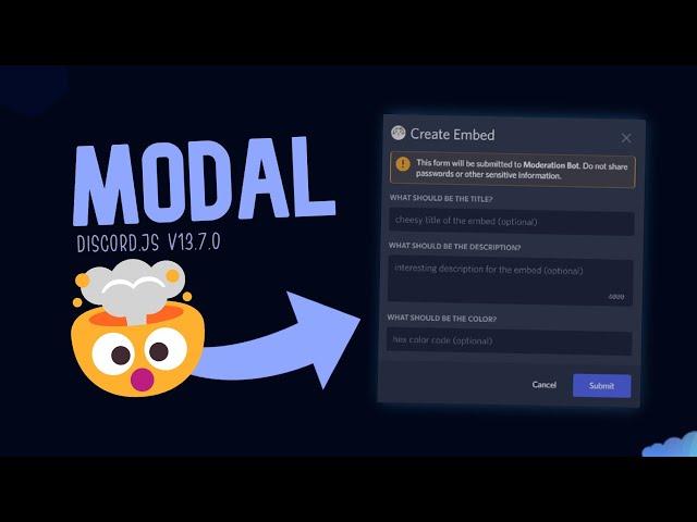 Discord Modals - Why and How to Use Them