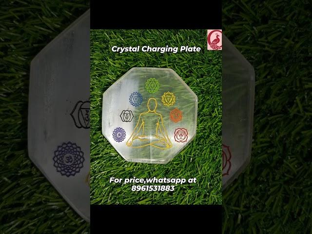 Use it to enhance the vibrations and ensure maximum effectiveness. #charisma #crystalchargingplates