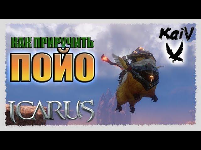 Icarus. Как приручить Пойо./Poyo Taming