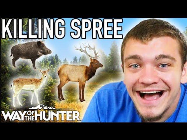 KILLING EVERYTHING I SEE in Way of the Hunter!