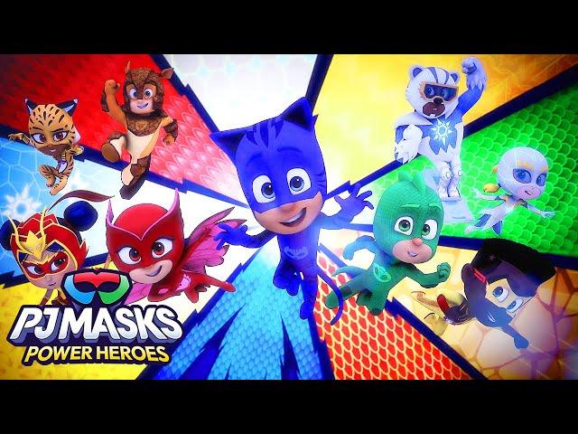 Sing Along with the Power Heroes! | Official Theme Song | PJ Masks Official