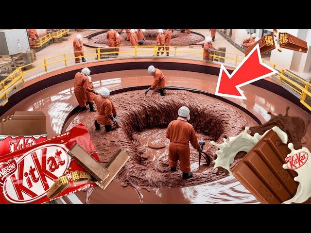 How KITKAT Chocolate is Made | 7 MILLION KITKAT Chocolates EACH Day!!