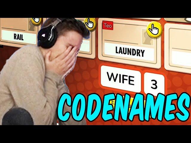 Teo plays Codenames with friends