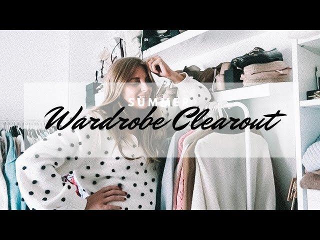 HUGE SUMMER WARDROBE CLEAR OUT | Wardrobe Tour | Sinead Crowe