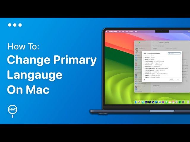 How To Change Language On Mac - (Easy Guide)