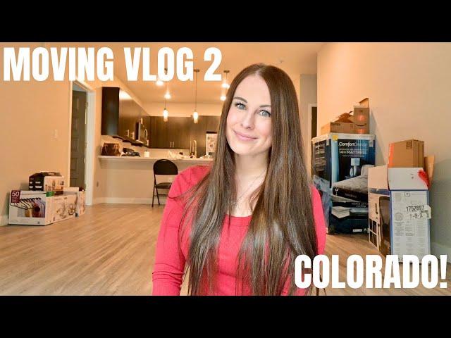 We Moved to COLORADO! ️️ Moving Vlog 2 | Flight Attendant Life