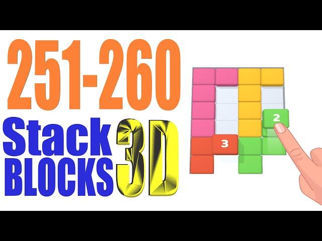 Stack Blocks 3D Level 251 252 253 254 255 256 257 258 259 260