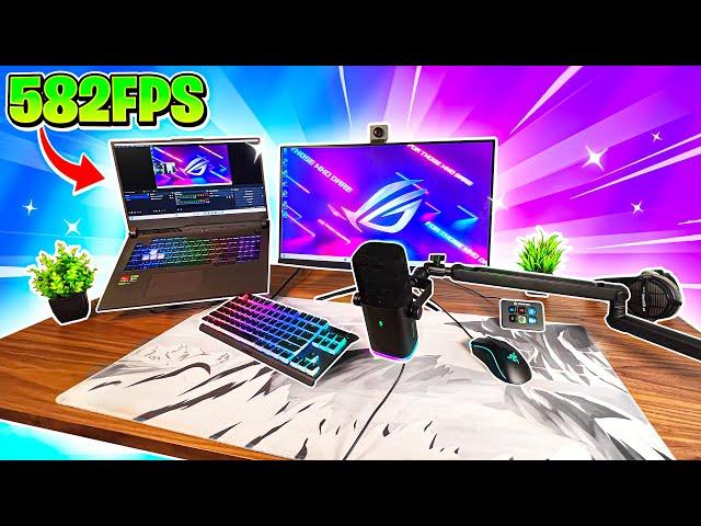 Building The ULTIMATE Laptop Streaming Setup... (Giveaway)