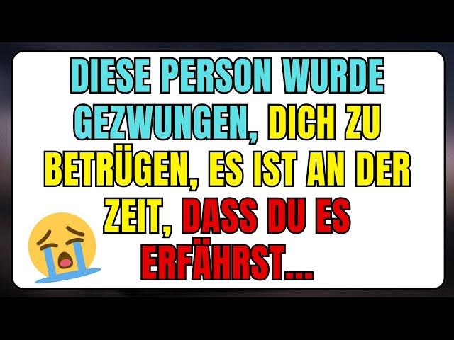 Diese Person wurde gezwungen, dich zu betrügen, es ist an der Zeit, dass du es erfährst...