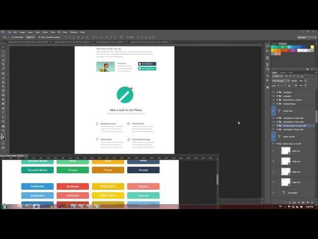 How to Create a Website in Flat Design Style (Video Tutorial)