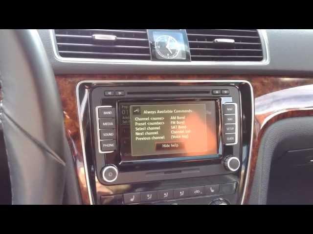 VW RNS-510 - Voice Navigation Demo