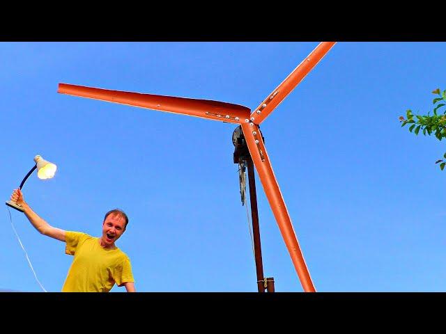 Powerful Wind Generator DIY / Free Energy / Green Energy