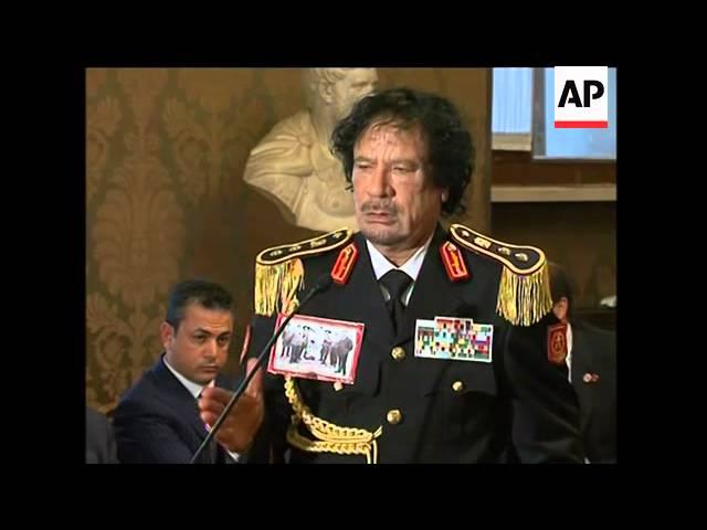 Gadhafi, Somali PM comment on piracy crisis