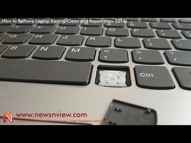 How to Remove Laptop Key to Repair | Lenovo Laptop Keyboard Cleaning and Repairing | Keyboard Fix